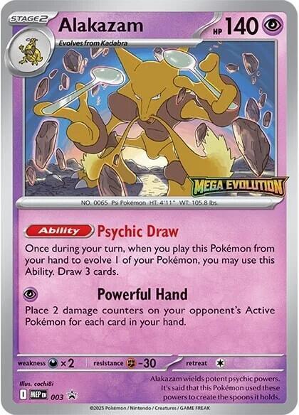 Alakazam - 003 - ME: Mega Evolution Promo