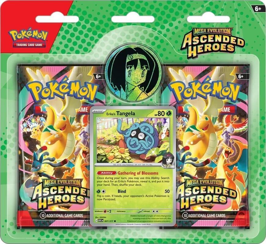 Mega Evolution: Ascended Heroes Collection - Erika (3-Tab) - ME: Ascended Heroes