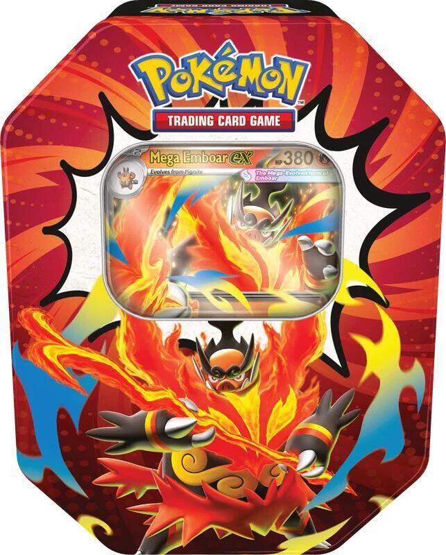 Ascended Heroes Tin [Mega Emboar ex] - ME: Ascended Heroes