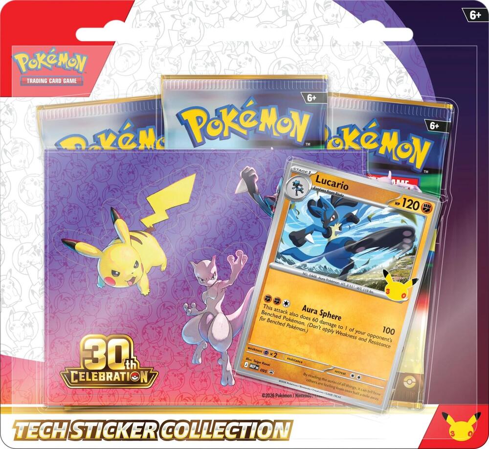 30th Celebration Tech Sticker Collection [Lucario] - ME: 30th Celebration