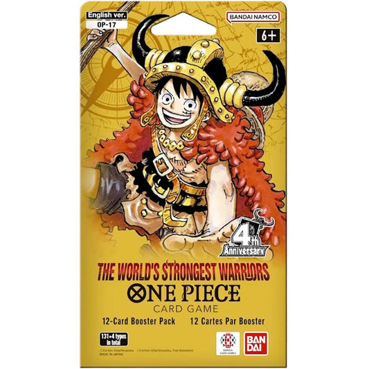 One Piece The World's Strongest Warriors Sleeved Booster Pack