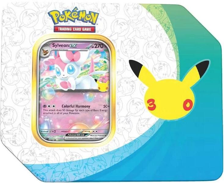 30th Celebration ex Tin [Sylveon ex] (Retail Version) - ME: 30th Celebration