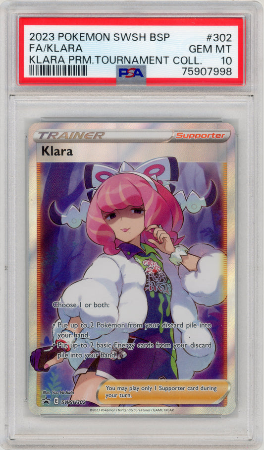 2023 Klara 302 SWSH Promo PSA 10 75907998