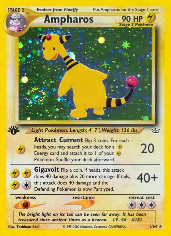 Ampharos - Neo Revelation