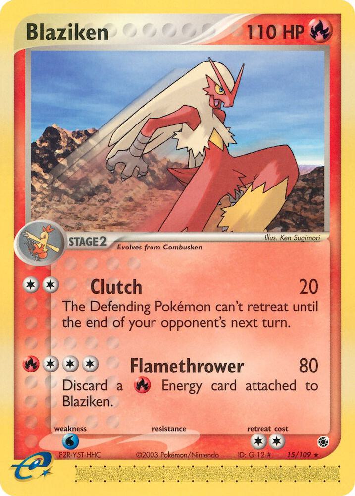 Blaziken - 15/109 - Ruby and Sapphire
