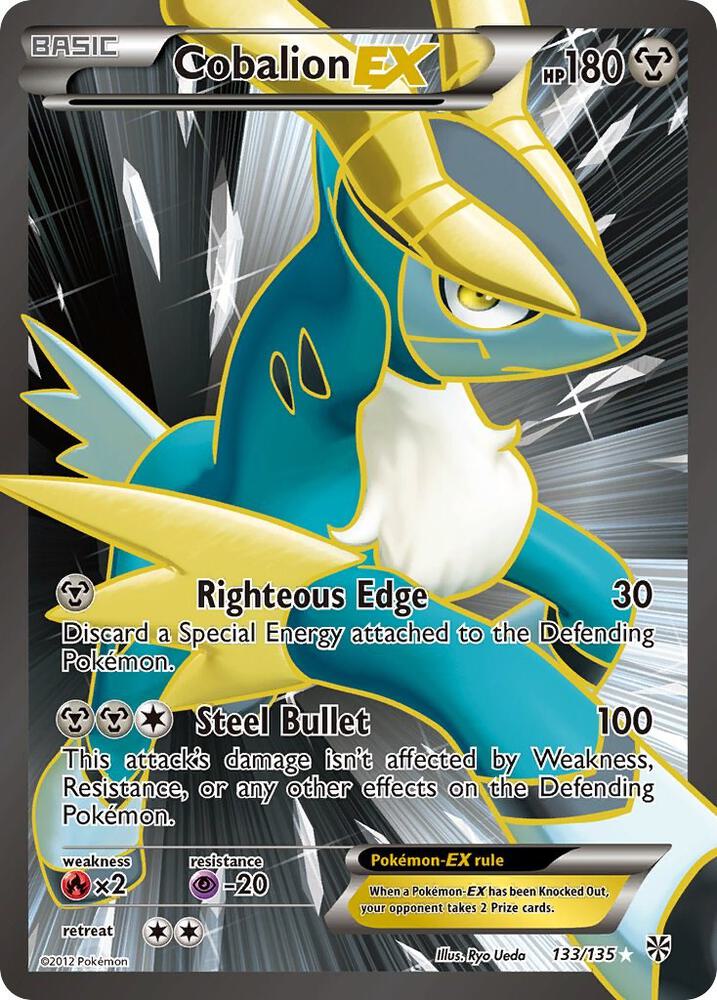 Cobalion EX (133 Full Art) - Plasma Storm