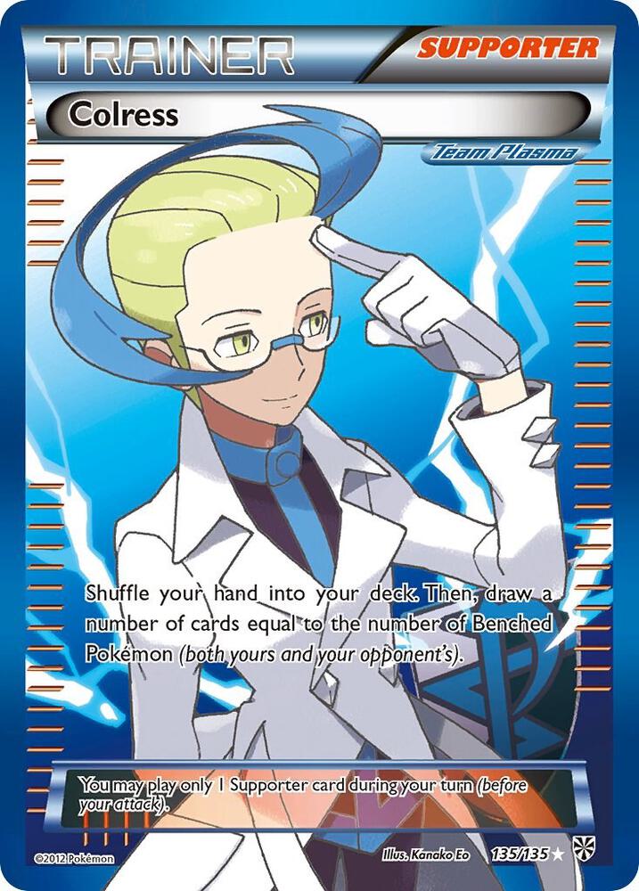 Colress (Team Plasma) (135 Full Art) - Plasma Storm
