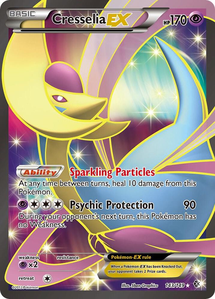 Cresselia EX (143 Full Art) - Boundaries Crossed