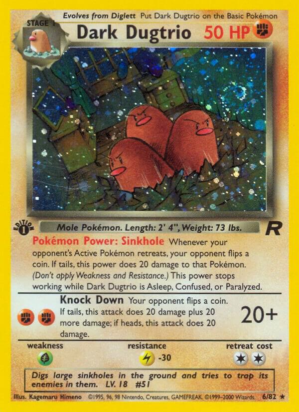 Dark Dugtrio (6) - Team Rocket