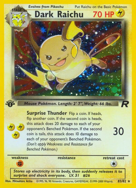 Dark Raichu - Team Rocket