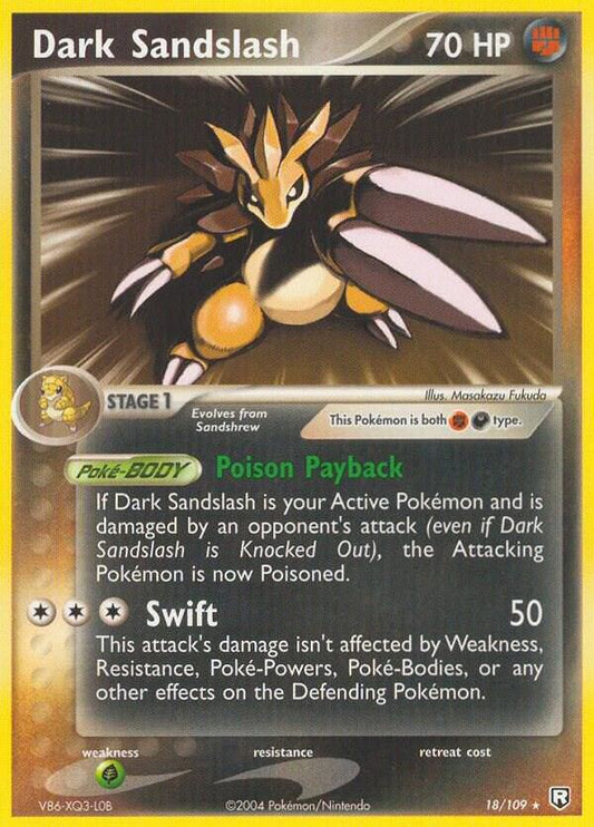 Dark Sandslash - Team Rocket Returns
