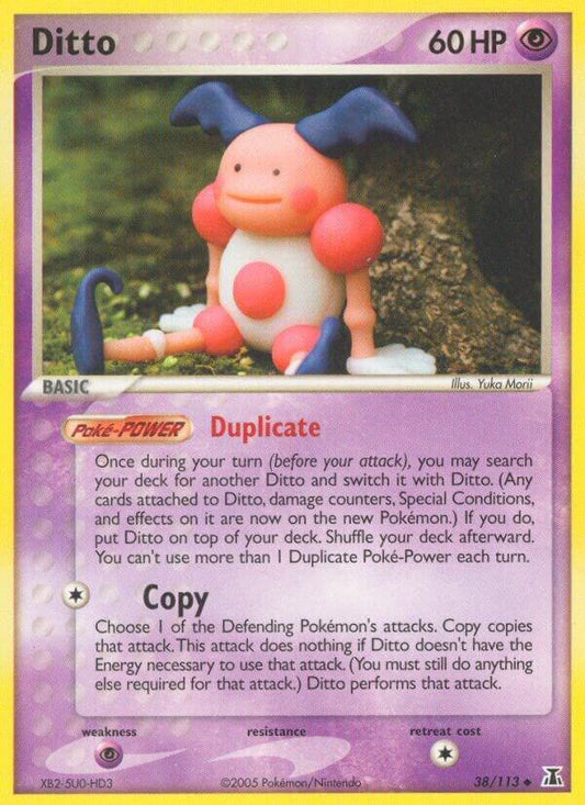 Ditto - 038/113 (Mr. Mime) - Delta Species