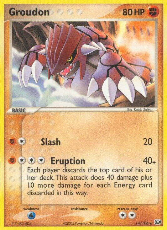 Groudon - 014/106 - EX Emerald