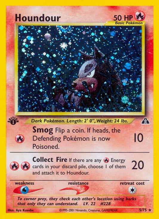 Houndour (5) - Neo Discovery