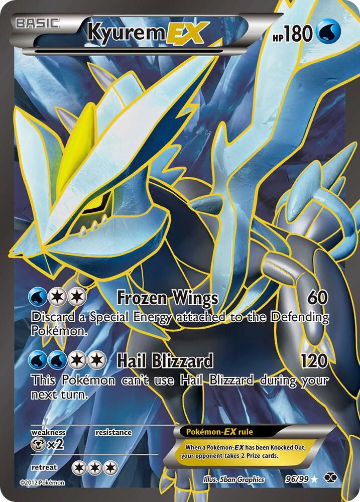 Kyurem EX (96 Full Art) - Next Destinies