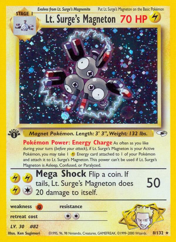 Lt. Surge's Magneton - Gym Heroes