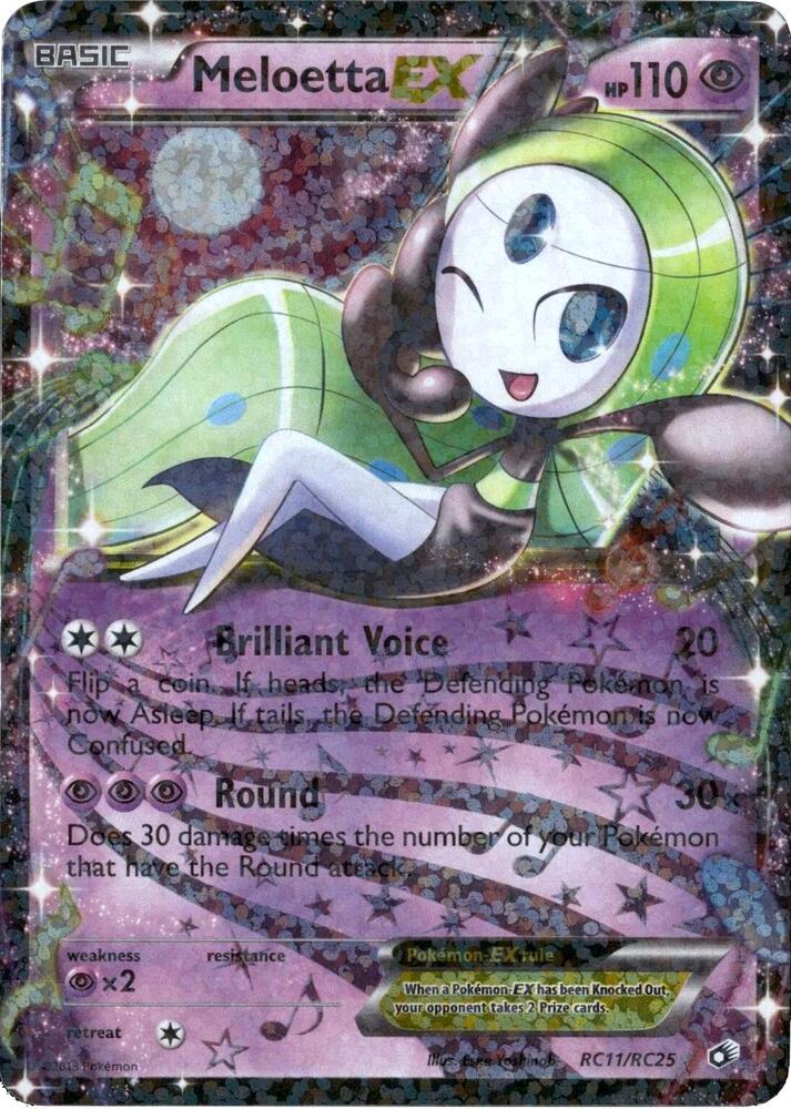 Meloetta EX - Legendary Treasures: Radiant Collection