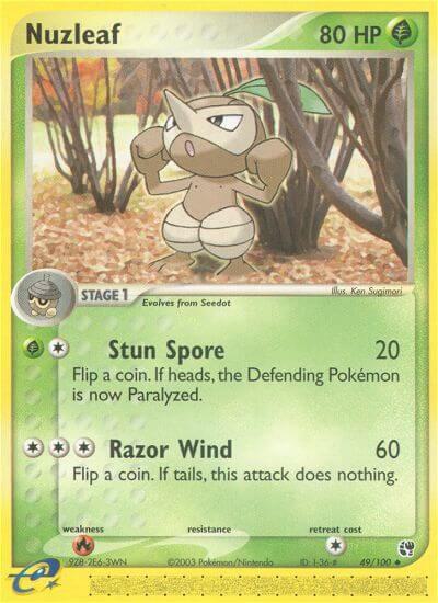 Nuzleaf - 49/100 - Sandstorm