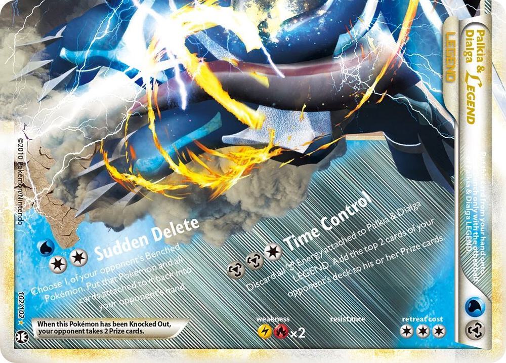 Palkia & Dialga Legend (Bottom) - Triumphant