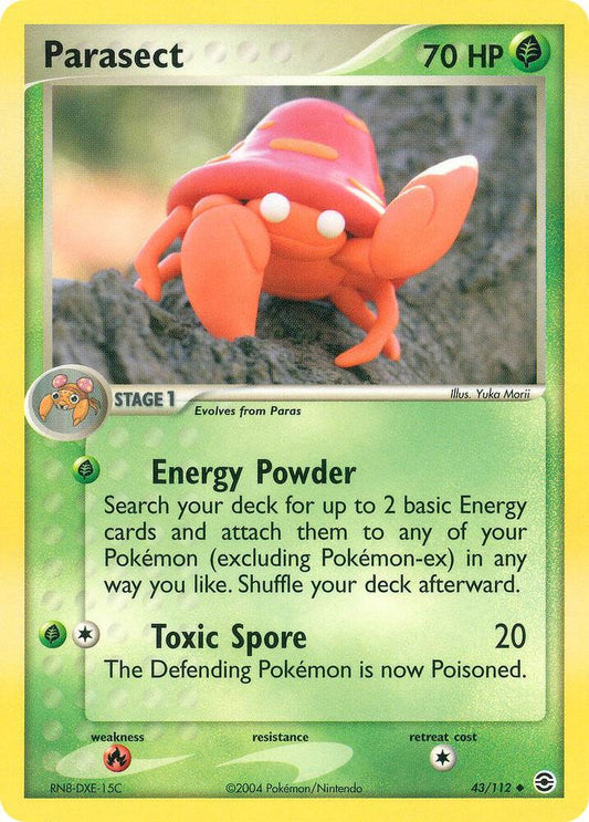 Parasect - EX FireRed & LeafGreen