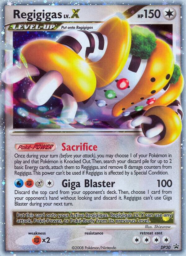 Regigigas LV.X - DP30 - Diamond and Pearl Promos