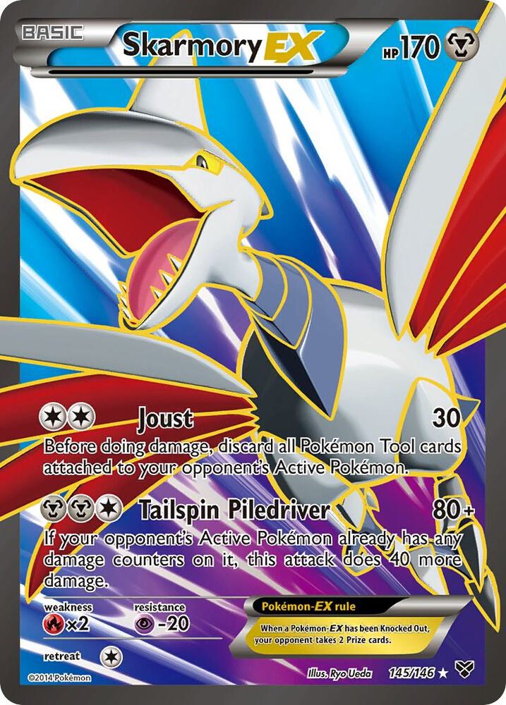 Skarmory EX (145 Full Art) - XY Base Set