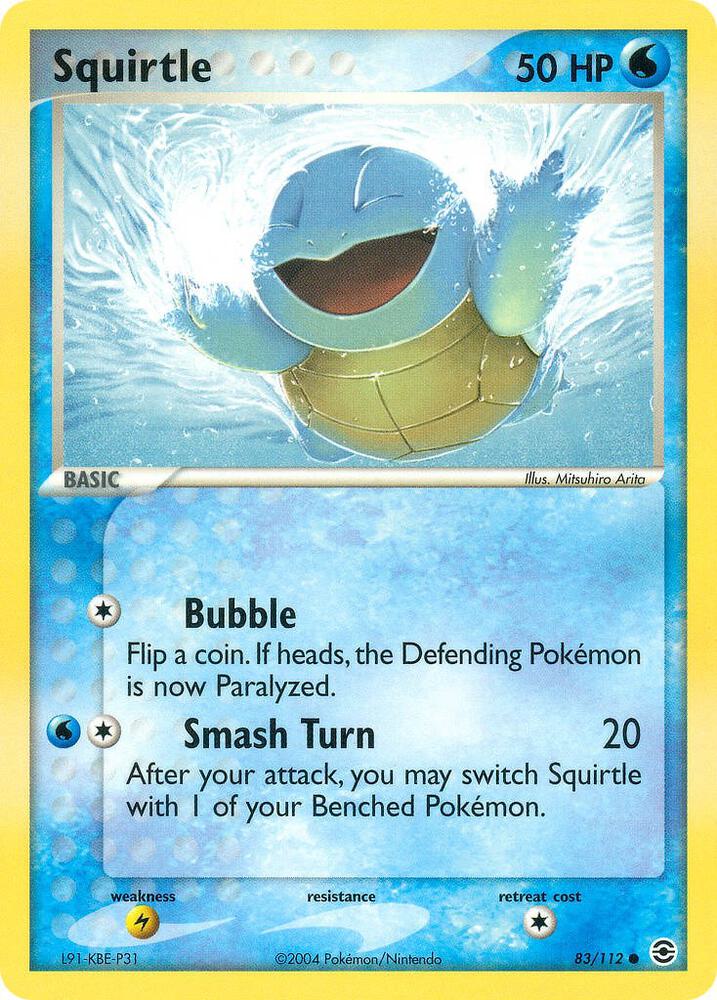 Squirtle - 083/112 - EX FireRed & LeafGreen
