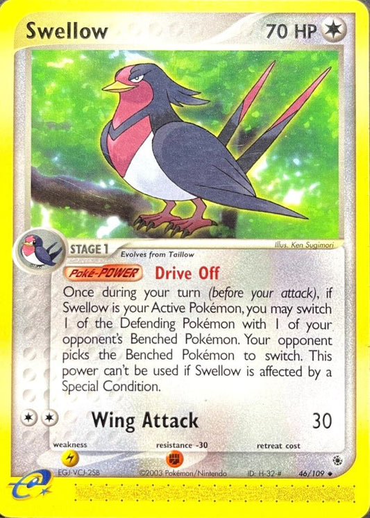 Swellow - Ruby and Sapphire