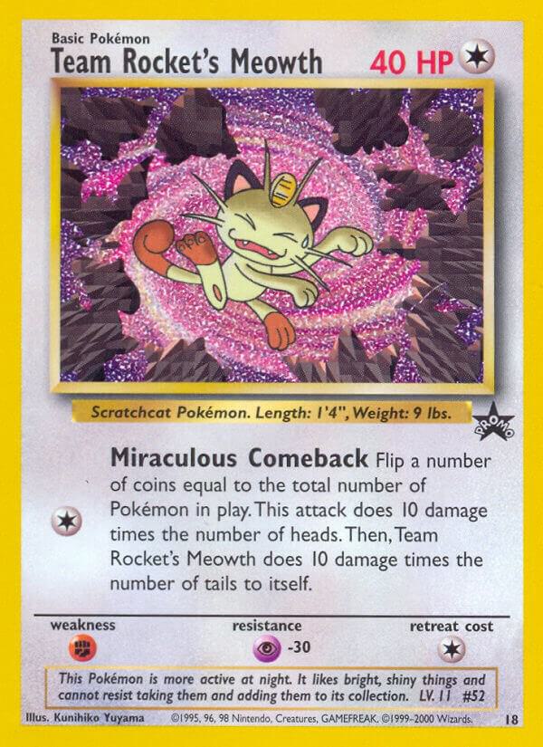 Team Rocket's Meowth - WoTC Promo