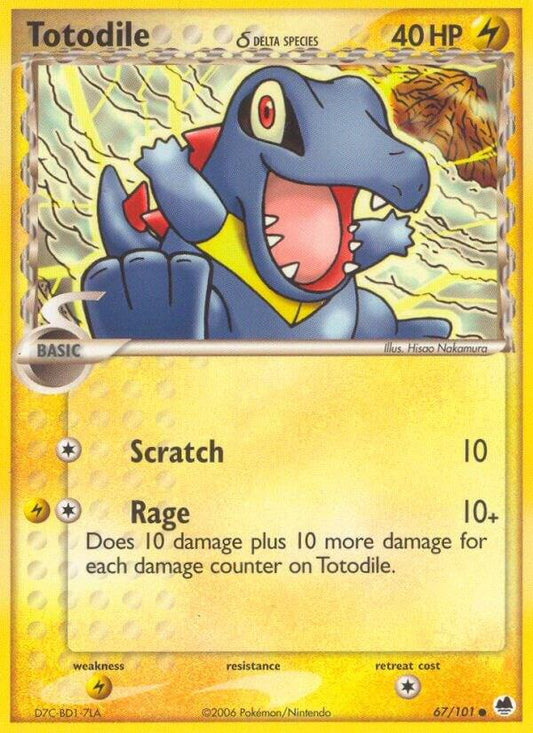 Totodile (Delta Species) - Dragon Frontiers