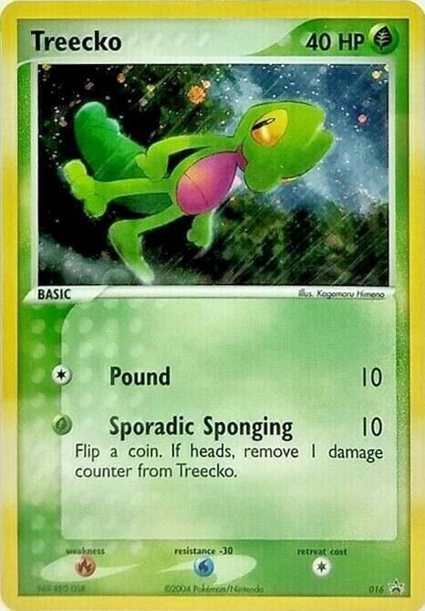 Treecko - 016 (EX Deck Tin) - Nintendo Promos