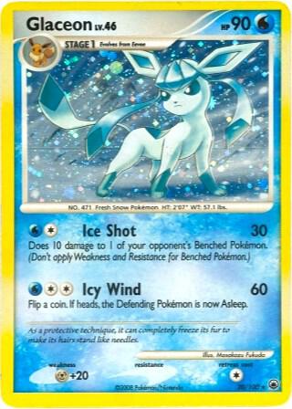 Glaceon - 20/100 (DP Majestic Dawn) - Deck Exclusives