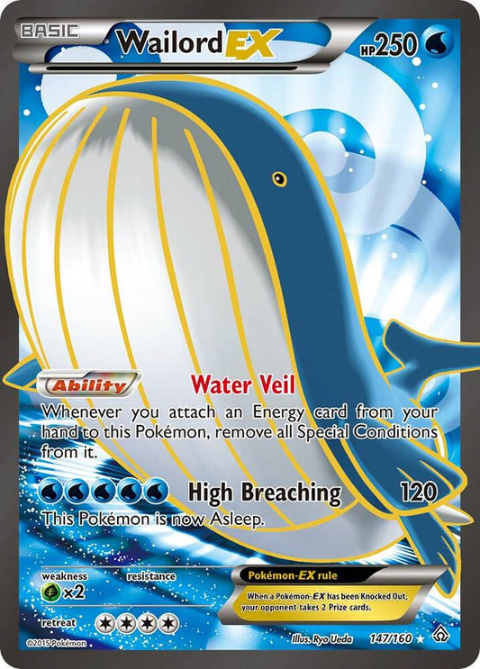 Wailord EX (147 Full Art) - XY - Primal Clash