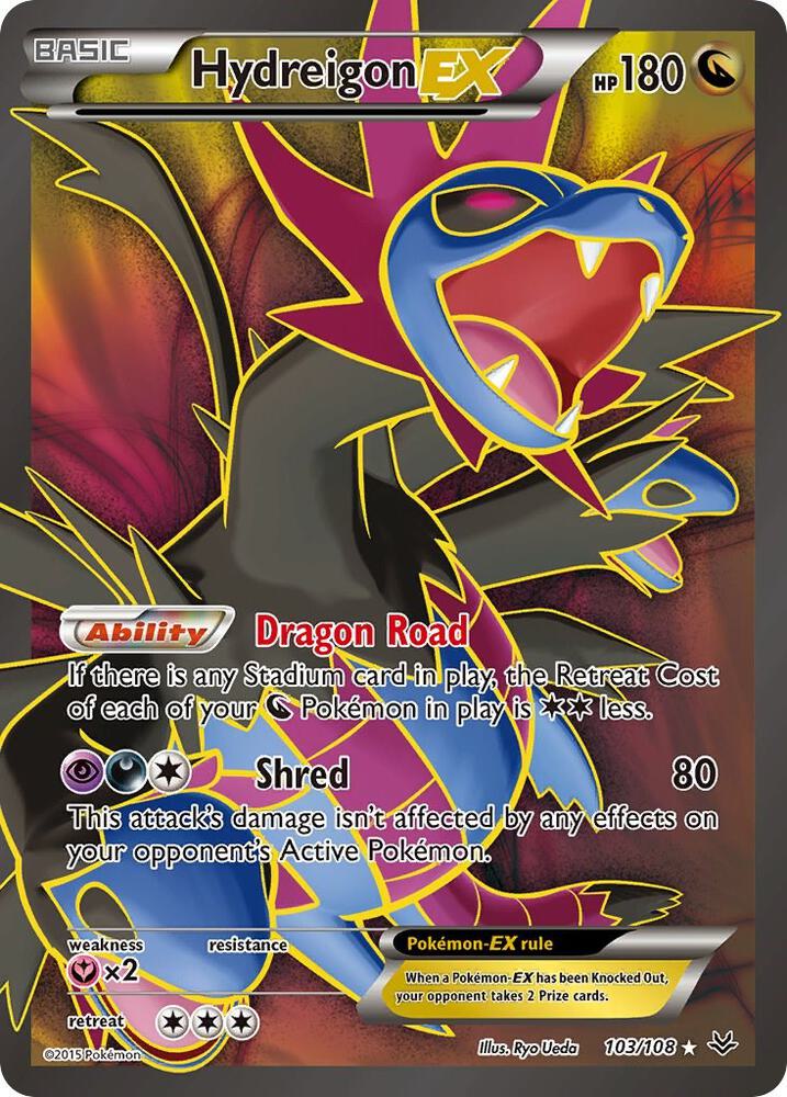 Hydreigon EX (103 Full Art) - XY - Roaring Skies
