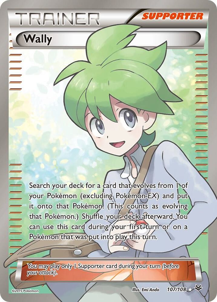 Wally (107 Full Art) - XY - Roaring Skies