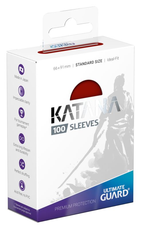 Ultimate Guard Katana Sleeves (100) Red