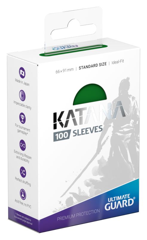 Ultimate Guard Katana Sleeves (100) Green