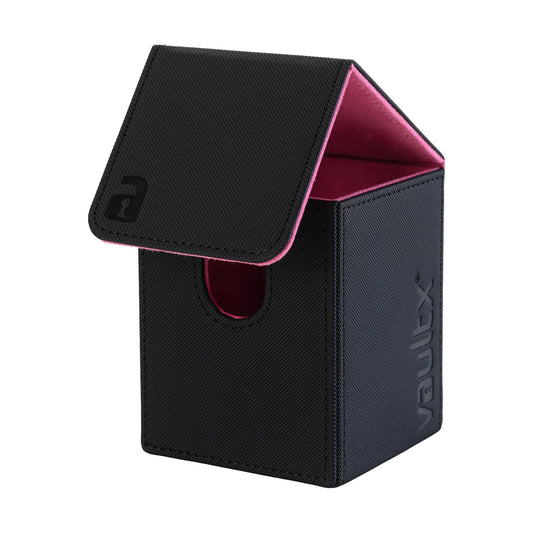 Vault X Toploading Deck Box 80+ Black/Pink