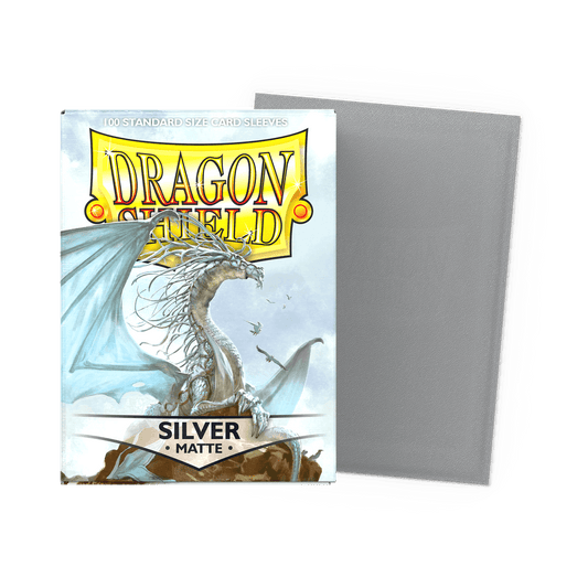 Dragon Shield Sleeves Matte Silver