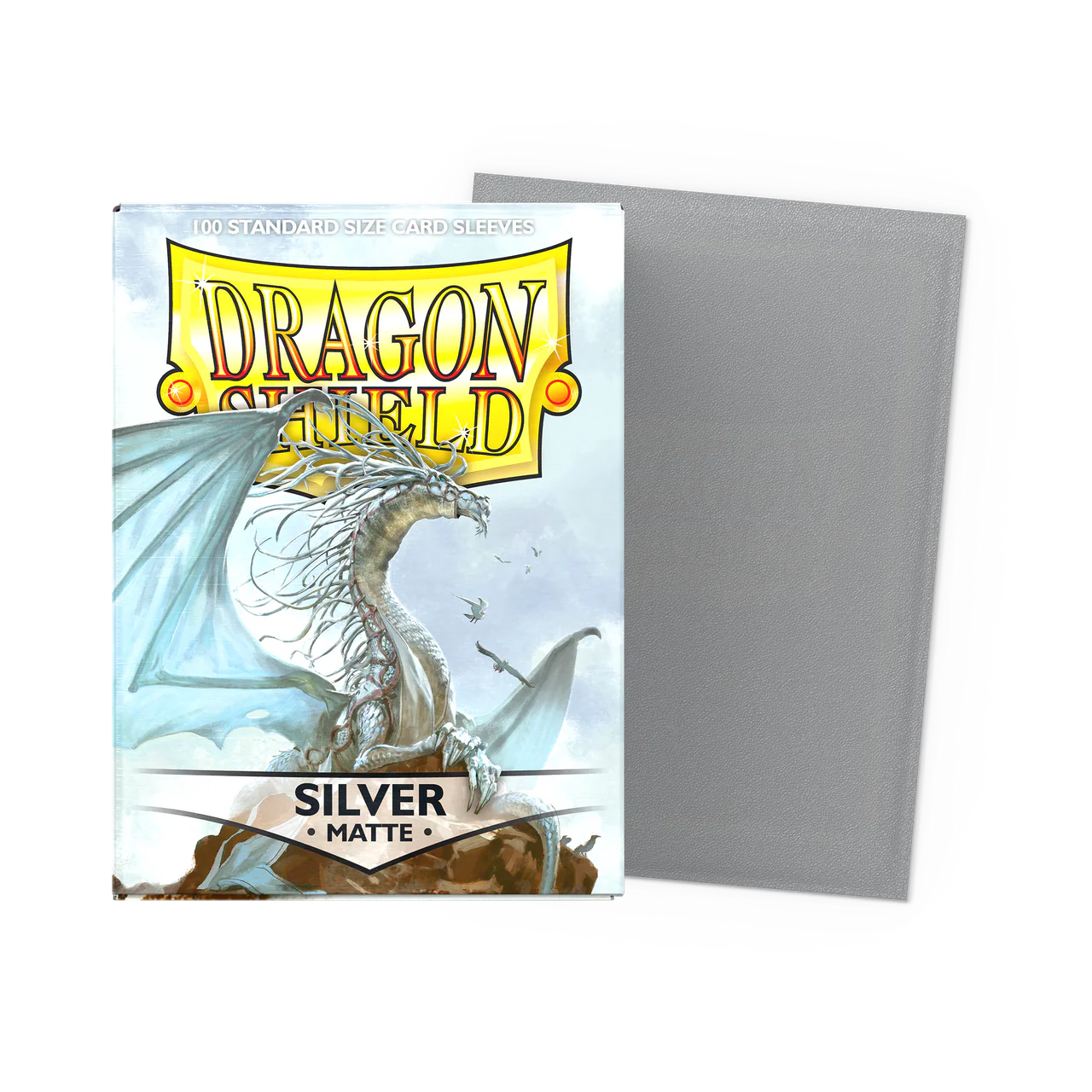 Dragon Shield Sleeves Matte Silver