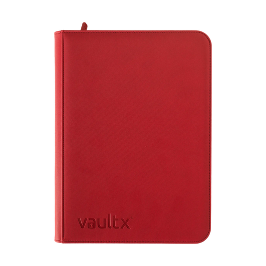 Vault x EXO-TEC Zip Binder 9 Pocket Red