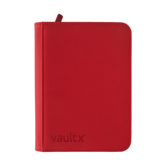 Vault x EXO-TEC Zip Binder 4 Pocket Red