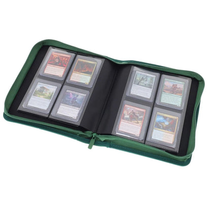 Z-Folio 4-Pocket LX Toploaders Binder Green
