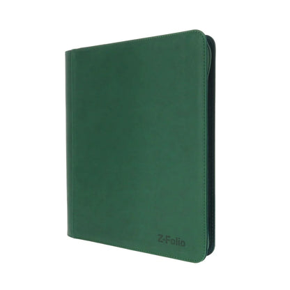 Z-Folio 9-Pocket LX Toploaders Binder Green