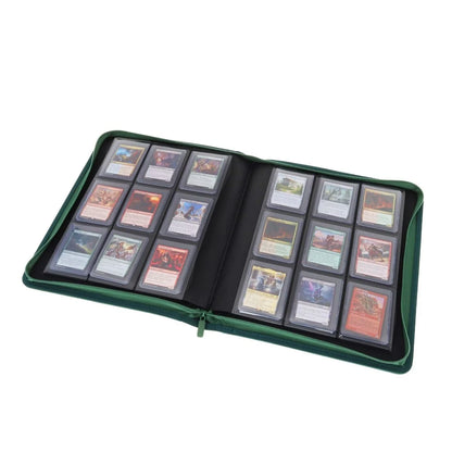 Z-Folio 9-Pocket LX Toploaders Binder Green