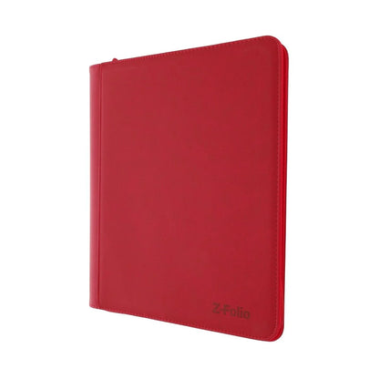 Z-Folio 9-Pocket LX Toploaders Binder Red