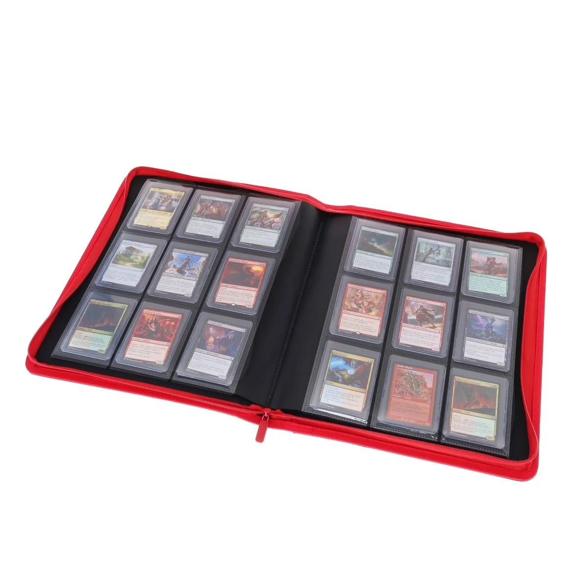 Z-Folio 9-Pocket LX Toploaders Binder Red